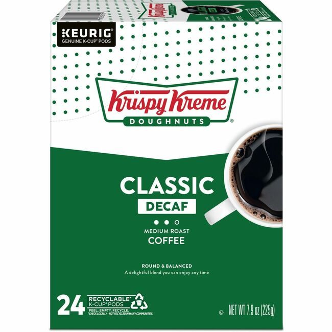 Keurig Dr Pepper / Green Mountain Coffee Roasters Decf Krisykreme 24BX GMT6111
