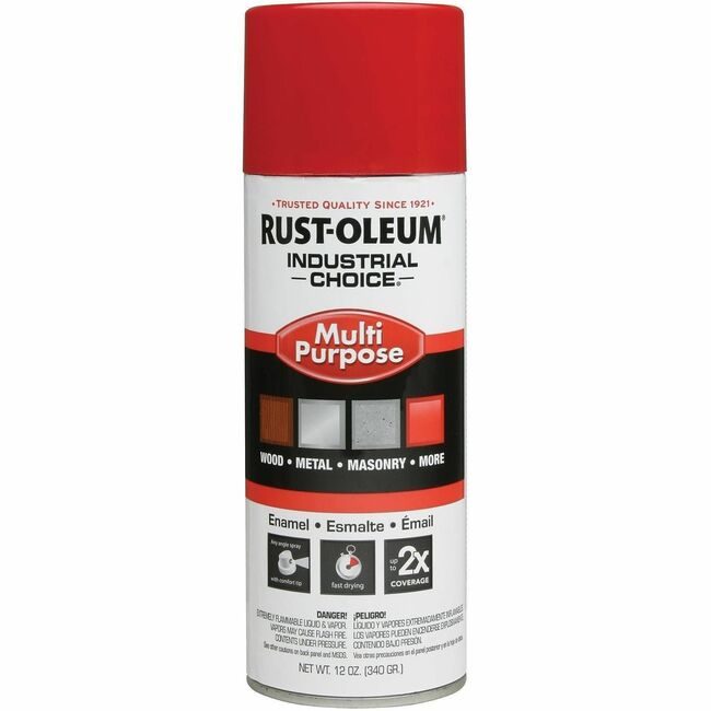 Rust-Oleum Paint Spray Safety Red 1600 RST1660830