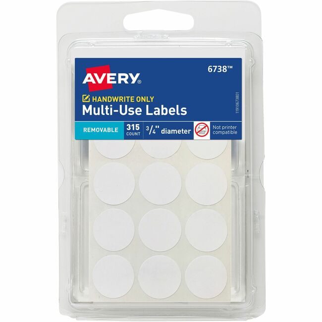 Avery Products Corporation Label We Round 15UP AVE06738