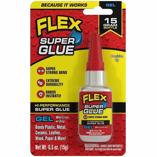 Swift Response, LLC Flex Seal Glue Super Gel 15G FLXSGGELB15