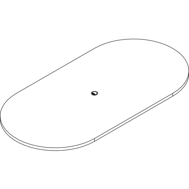 Lorell Top Conf Rctrk 48X96 Es LLRPRT4896ES