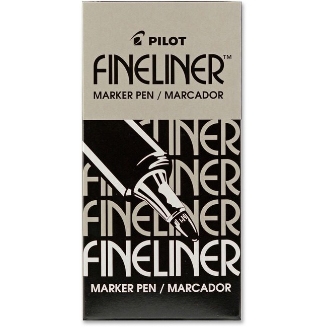 Pilot Corporation of America Pen Marker Fineliner 0.7 Black PIL11002BX
