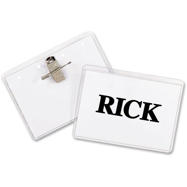 C-Line Products Holder Badge Clip/Pin 4X3 CLI95743
