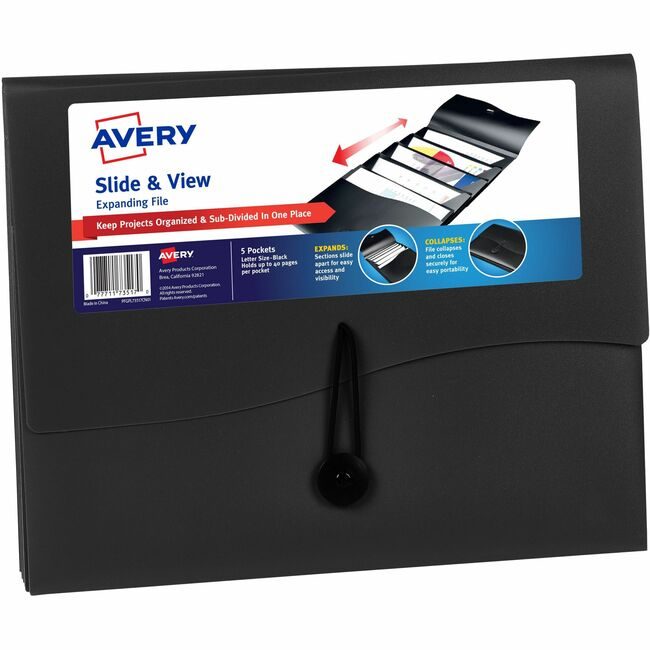 Avery Products Corporation File Folder Expn Slide&View AVE73517