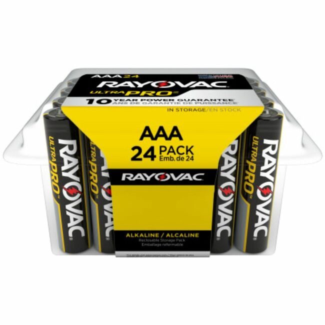 Energizer Holdings Rayovac Battery Aaa 24/PK RAYALAAA24PPJ