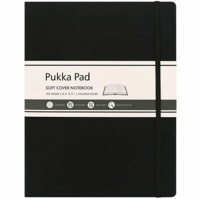 Pukka Pads Pad Jrnl Sft Cvr Ltr Sz Black PKP9942SIG