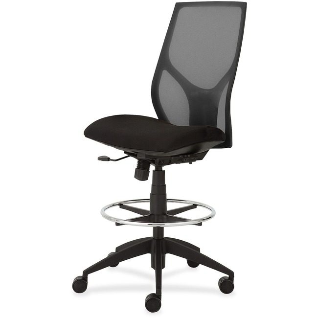 9to5 Seating Low Stool W/ Blk Seat Arml NTF1468Y100M101