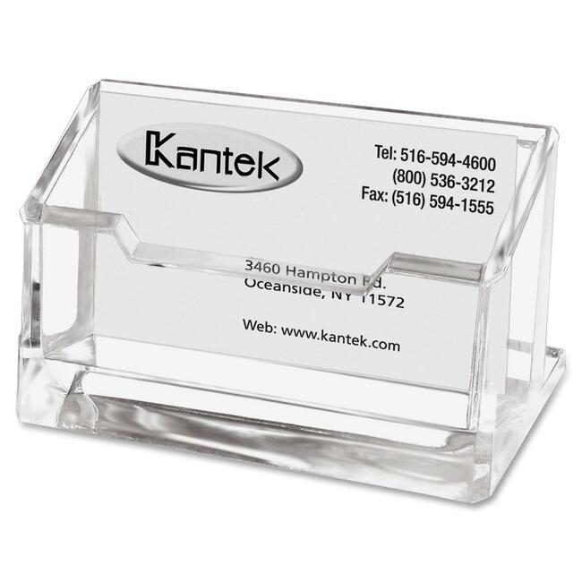 Kantek Holder Business Crd Acrylic KTKAD-30