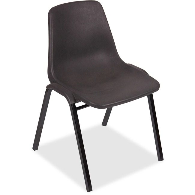 Lorell Chair Stack Black LLR85567