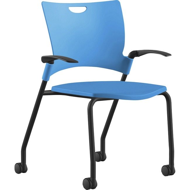 9to5 Seating Chair Stck Plastic 25" Be/Bk NTF1315A12BFP16