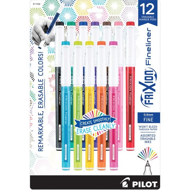Pilot Corporation of America Pens Fnline Frix Assorted 12PC PIL11452