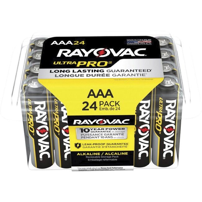 Energizer Holdings Rayovac Battery Aaa 24/PK RAYALAAA24PPJCT