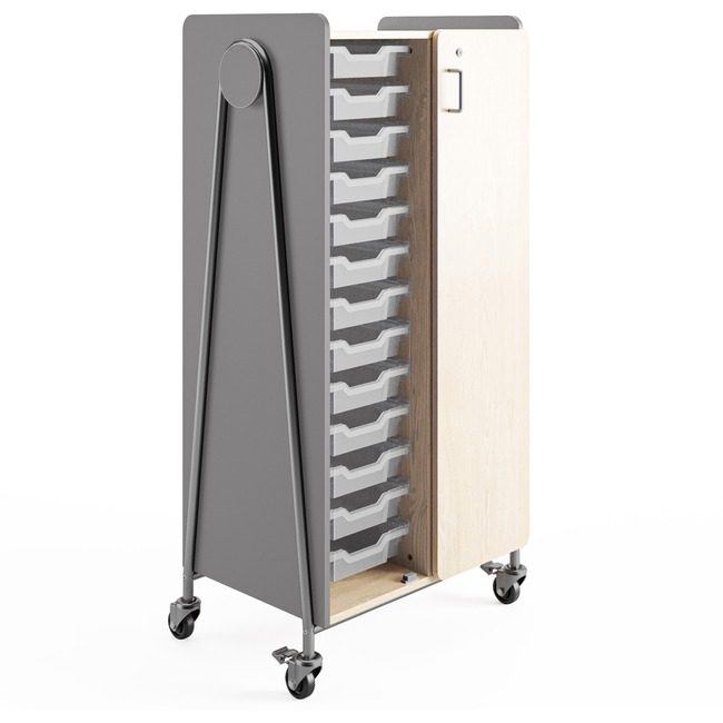 Safco Products Storage Mobile 60IN Gray SAF3928GRY
