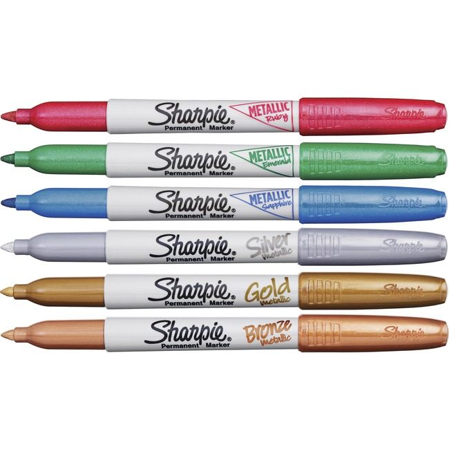 Sharpie / Expo / Prismacolor / Sanford Newell Brands / Sanford Sharpie / Expo / Prismacolor / Marker Fn Metallic Assorted 6 Count SAN2029678