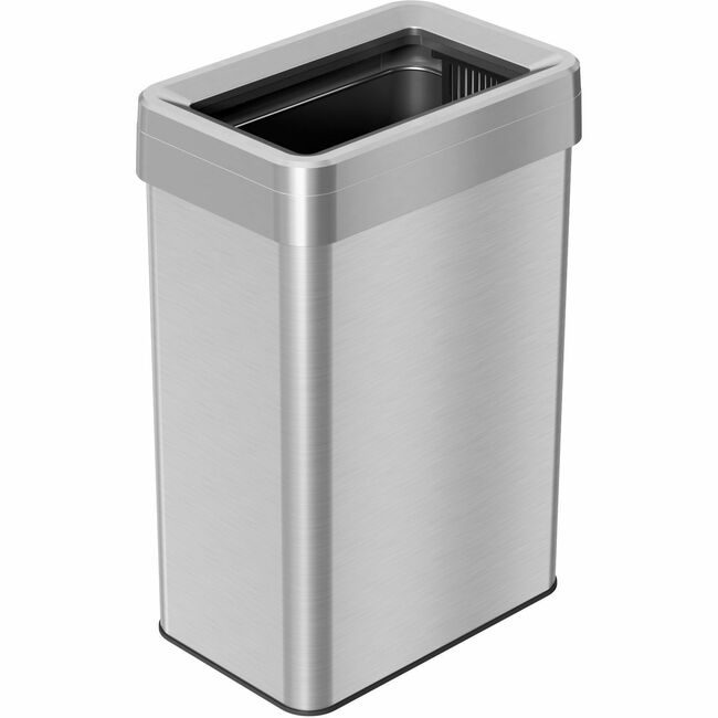 HLS Commercial Trashcan Opentop Stainless HLCHLS16UOT