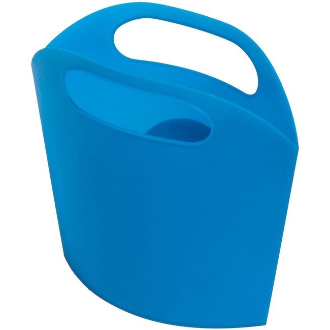 Deflecto Tote Mini W/Handle Blue DEF39501BLU