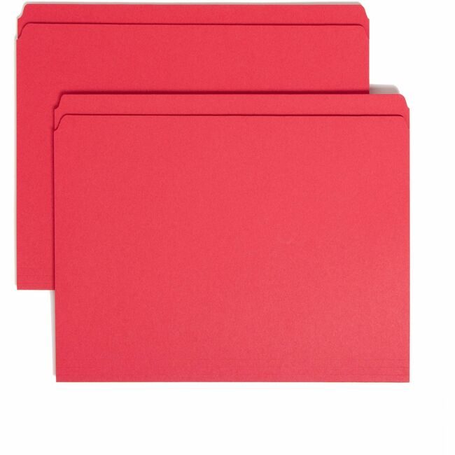 Smead Manufacturing Co. Folder File Letter Straight Red SMD12710