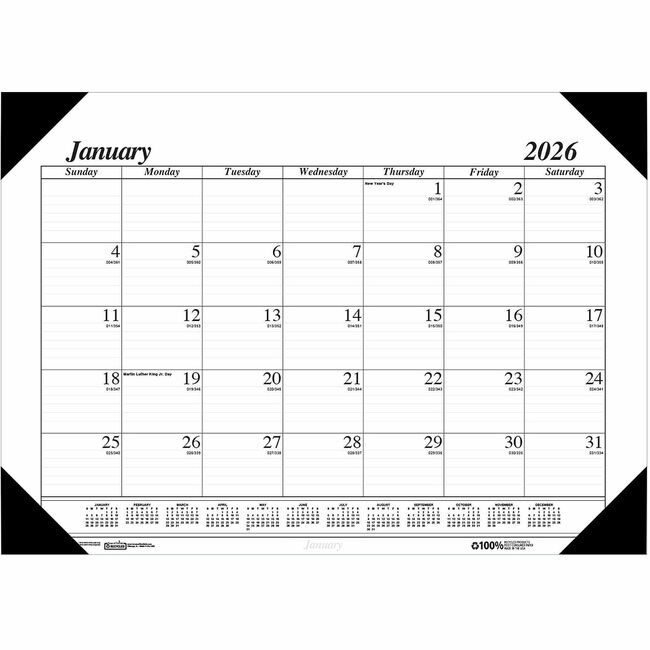 House of Doolittle Pad Desk Econ Compact HOD0124
