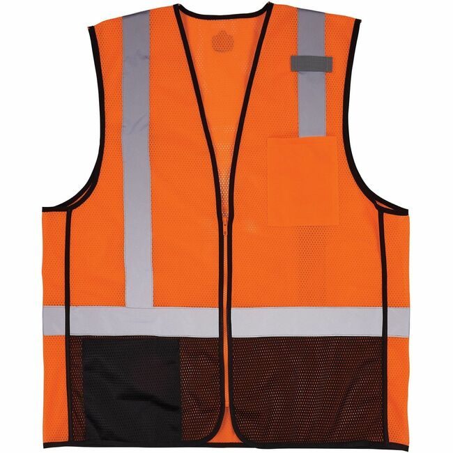Ergodyne Vest Safety Black Orng L/Xl EGO23025