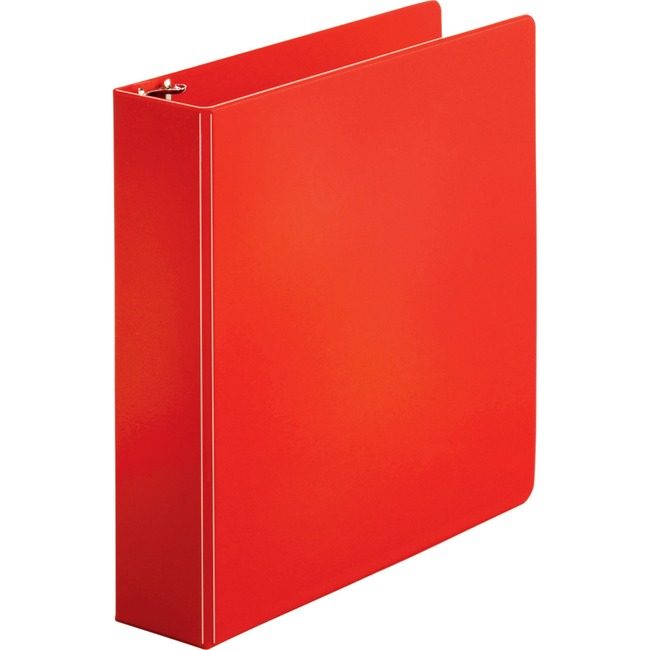 Business Source Binder Economy Rnd 2" Red BSN28660
