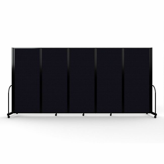 Screenflex Divider 610"HX141"W Black SCXFSH6105BDX
