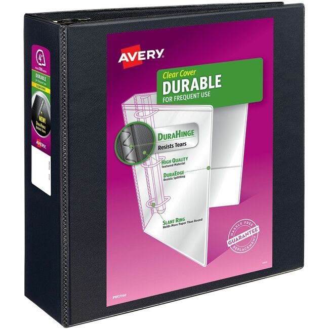 Avery Products Corporation Binder Durable Vw Ezd 4" Black AVE09800