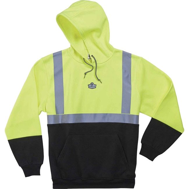 Ergodyne Sweatshirt Hooded S Lime EGO21682