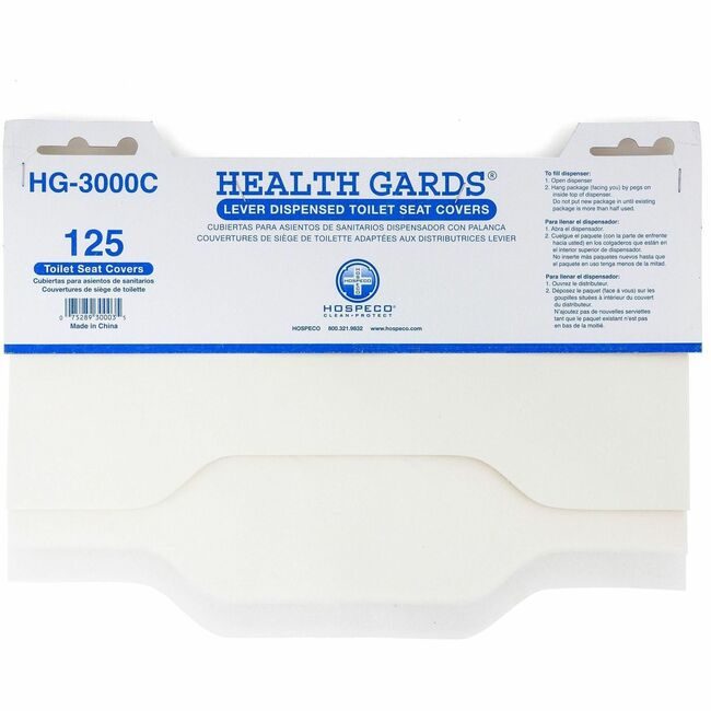 Hospeco Brands Group Seatcover Toilet 125 Pack HOSHG3000C