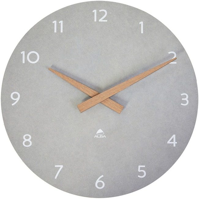 Alba Clock Wooden 30CM Gray ABAHORMILENAG