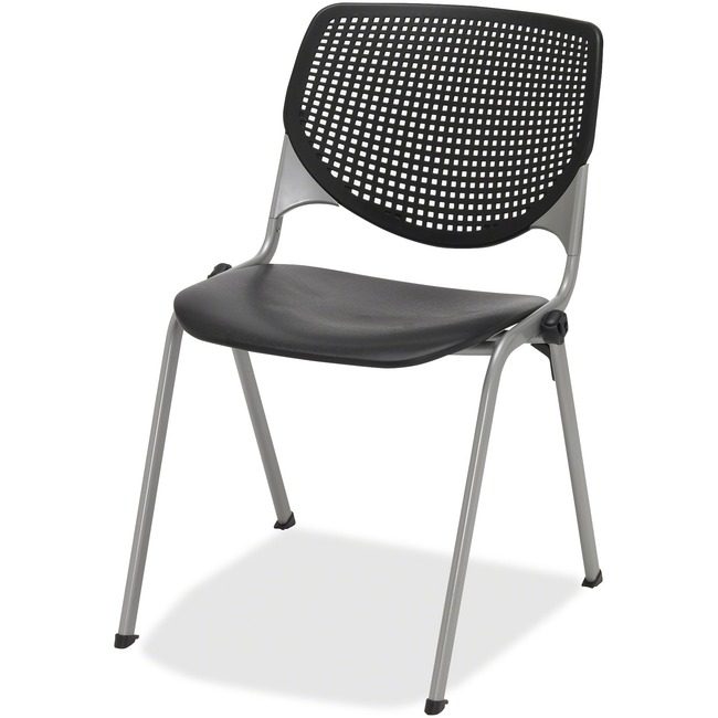 KFI Seating Polyprop Stack Chair Black KFI2300SLP10
