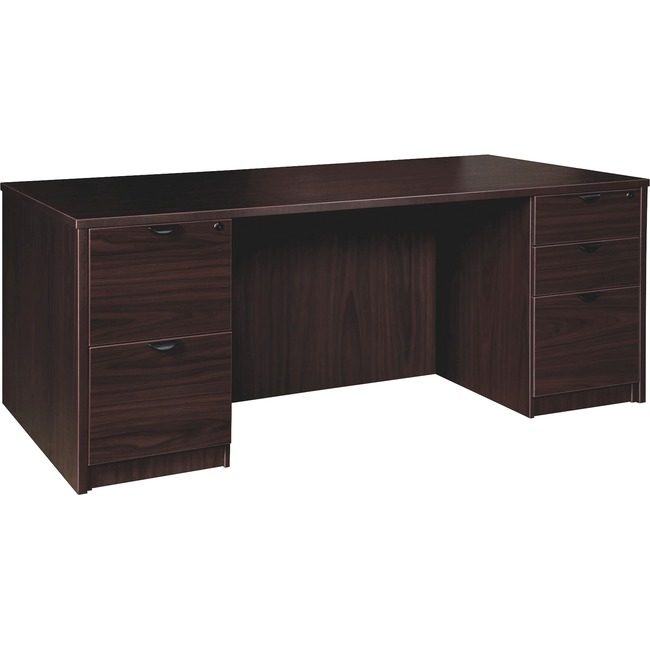 Lorell Desk Double Ped 36X72 Es LLRPD3672DPES