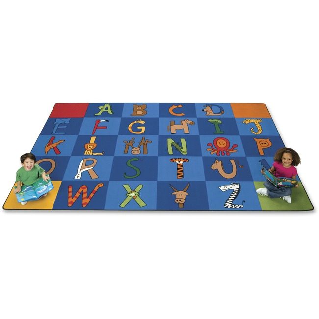 Carpets for Kids Rug A-Z Animals 76"X12 CPT5512