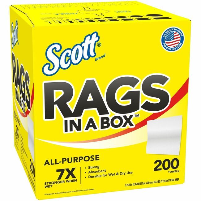 Kimberly-Clark Professional Kleenex / Scott / WypAll / Kimtech Rags Ragsinabox KCC75260