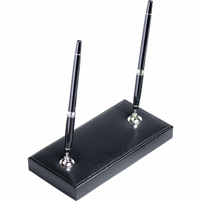 Dacasso Stand Pen Double Lthr Bond Black DACA1412