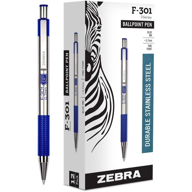 Zebra Pen Corporation Ballpnt F-301 Rt 0.7 Be ZEB27120