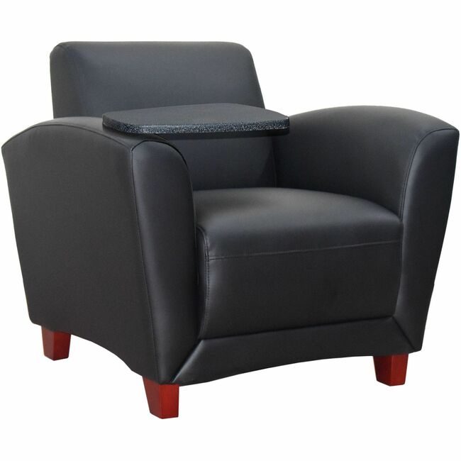 Lorell Chair W/Tablet Bnded Black LLR68953