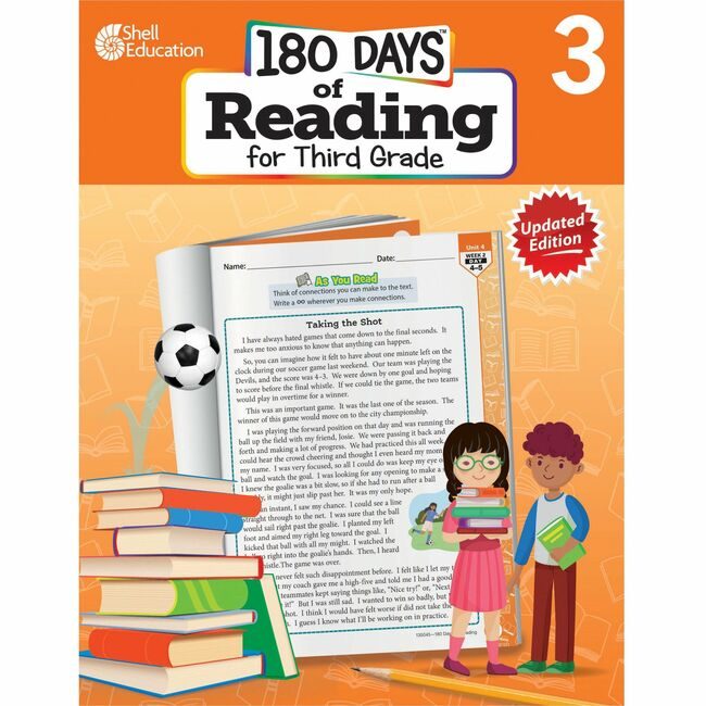 Teacher Created Materials / Shell Education Book 180 DAYS READ 2ND GR 3 SHL135045