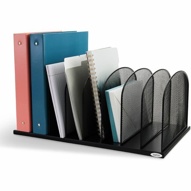 Safco Products Organizer Dsk 8-UPRT Mesh SAF3253BL