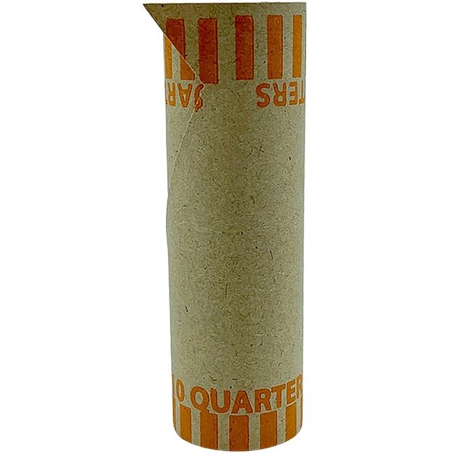 PAP-R Products Wrappers Coin Tube Quarter PQP20025