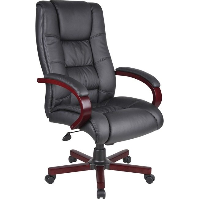 Boss Office Products Guest Chair Blk Cp Mah BOPB8991M