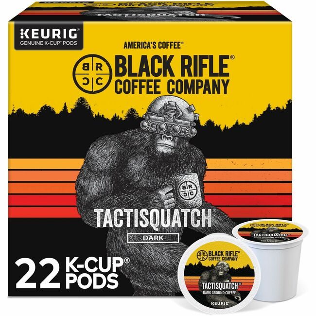 Keurig Dr Pepper / Green Mountain Coffee Roasters Kcup Tactisquatch 22BX GMT0490