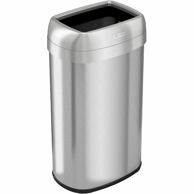 HLS Commercial Trashcan Opentop Stainless HLCHLS16STV