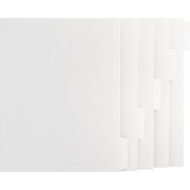 Business Source Tabs Print-On Unpunched BSN21000