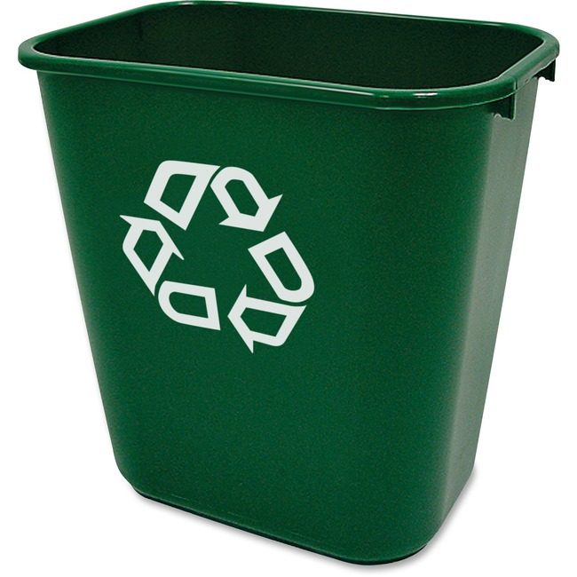 Rubbermaid Commercial Products Container Recycle Jim Slim RCP295606GN