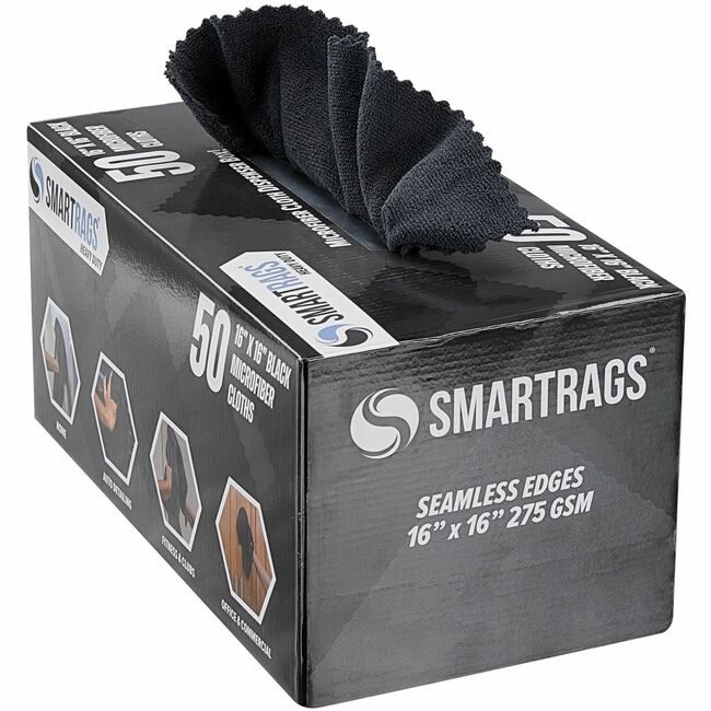 Hospeco Brands Group Monarch Cloth Mcrofbr Hd 16X16 Black MONM930BK