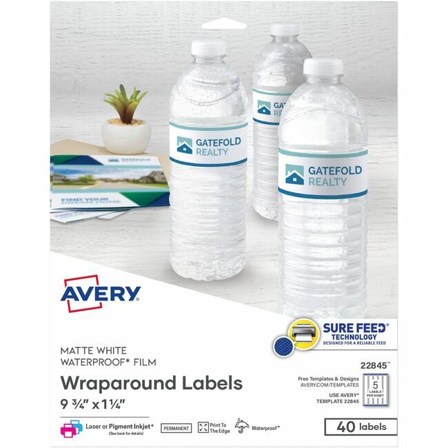 Avery Products Corporation Label Wrap-Around We 40 Count AVE22845