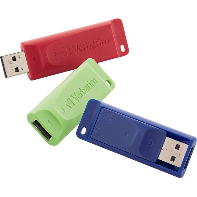 Verbatim Americas Drive USB Storngo 32GB 3 Pack VER99811
