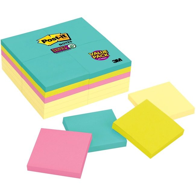 3M Company Pads Ss Notes 3X3 Mia Can MMM65424SSCYM