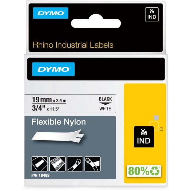 Newell Brands DYMO Label RHINO3/4"X11.5FLX NY DYM18489