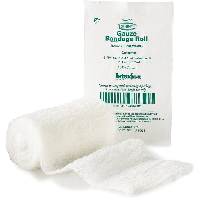 Medline Industries Roll Bandage Gauze Sterile MIIPRM25865